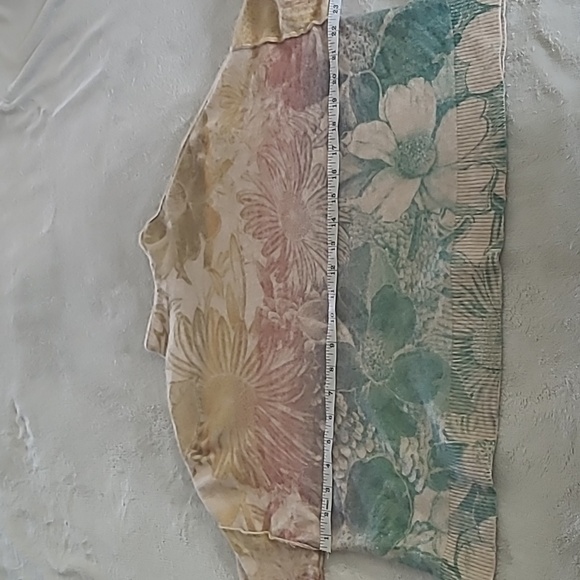 Pilcro Urban Outfitters Floral Cashmere Crop Sweater Small Boho Cottagecore - Picture 7 of 16